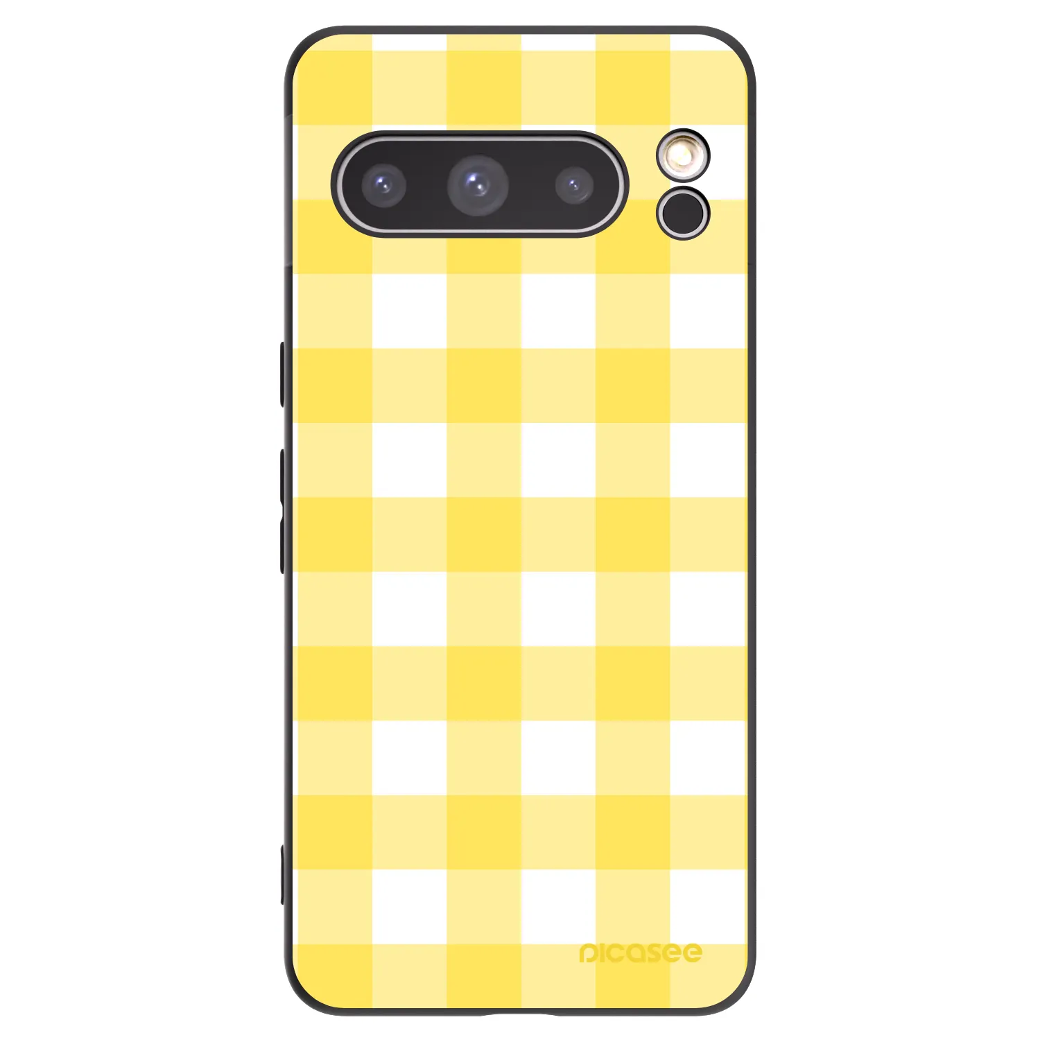 Picasee silikonski črni ovitek za Google Pixel 8 Pro - Gride lemon