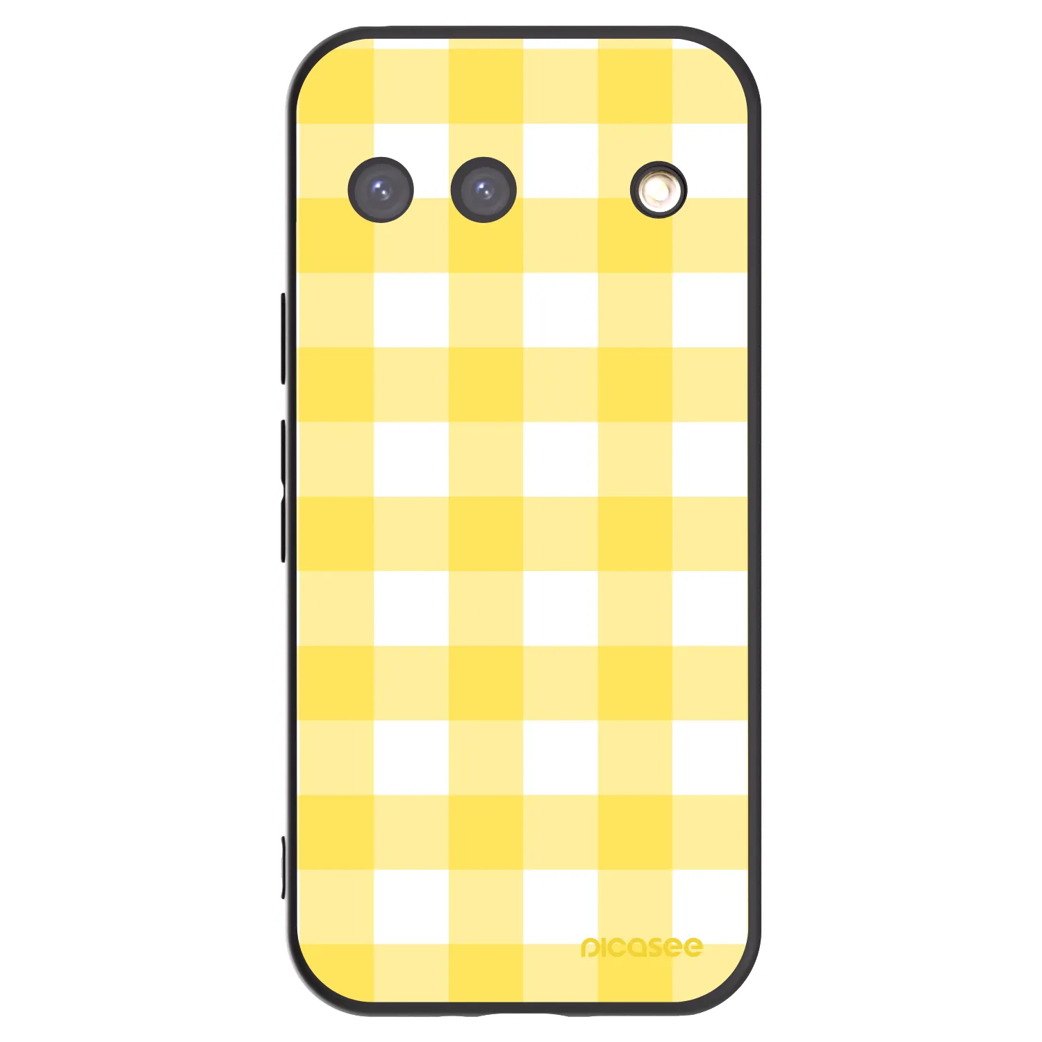 Picasee silikonski črni ovitek za Google Pixel 9 - Gride lemon