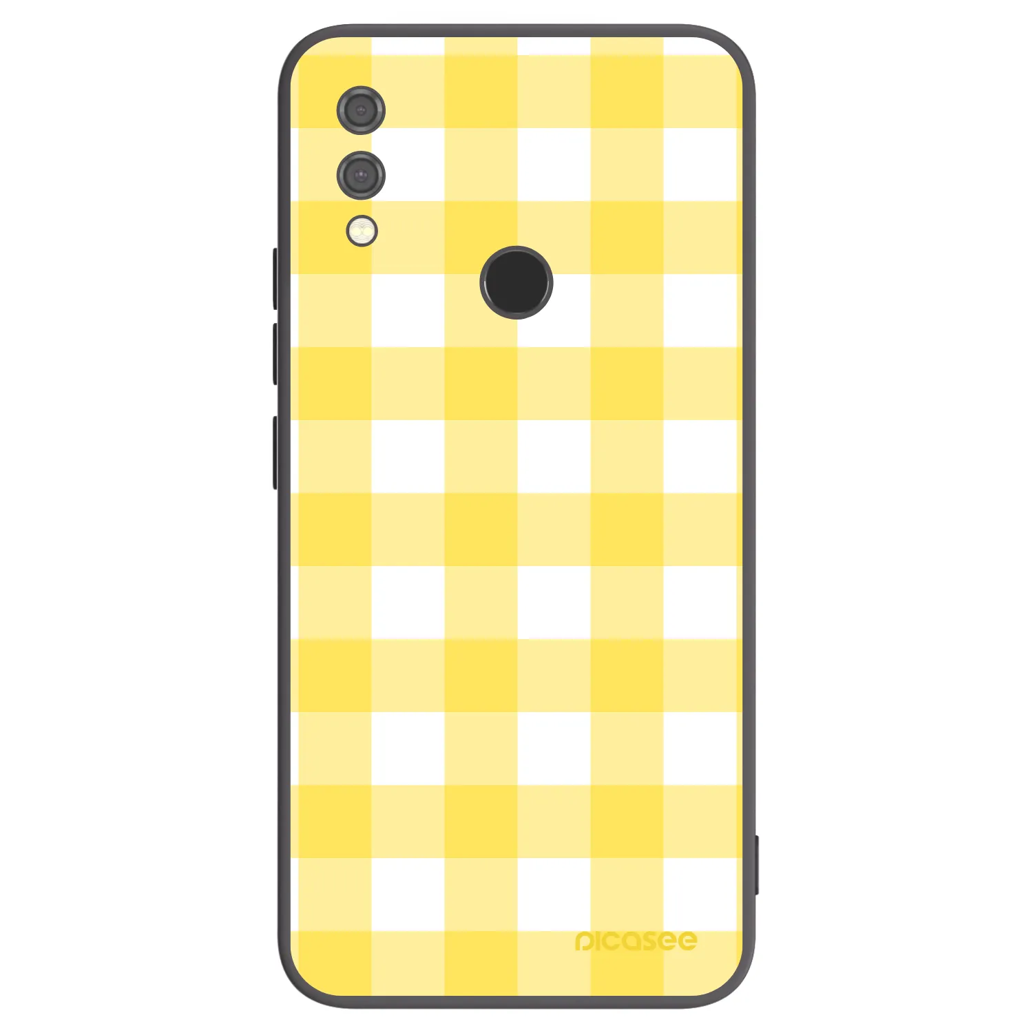 Picasee silikonski črni ovitek za Xiaomi Redmi Note 7 - Gride lemon