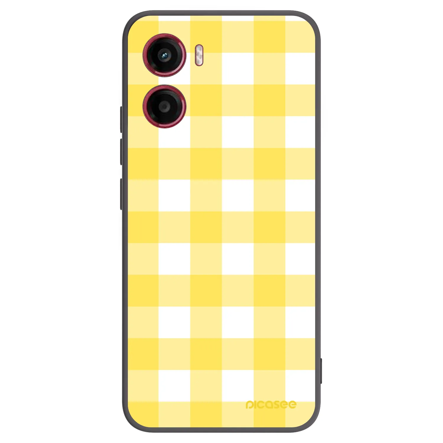 Picasee silikonski črni ovitek za Motorola Moto G05 - Gride lemon