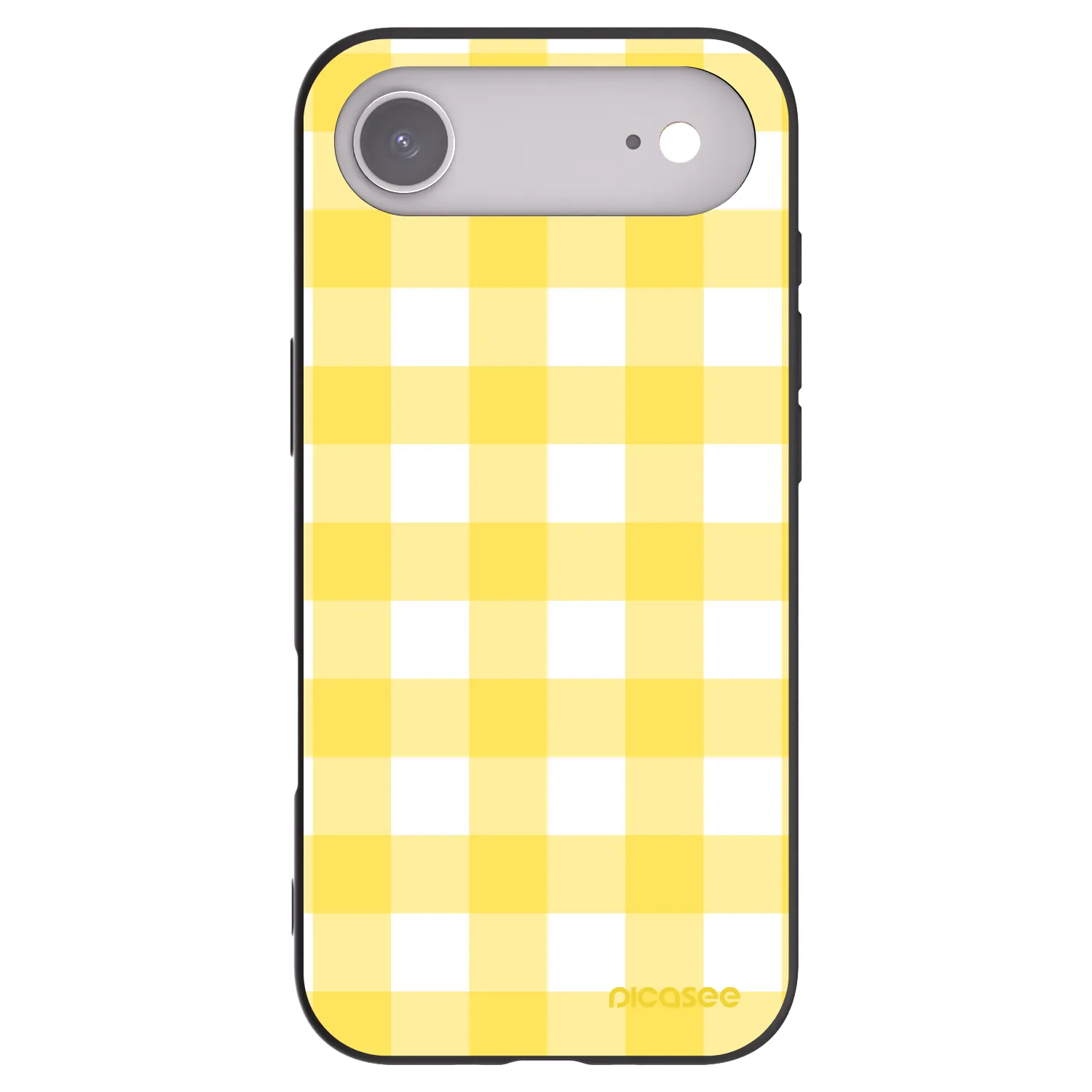 Picasee silikonski črni ovitek za Apple iPhone Air - Gride lemon