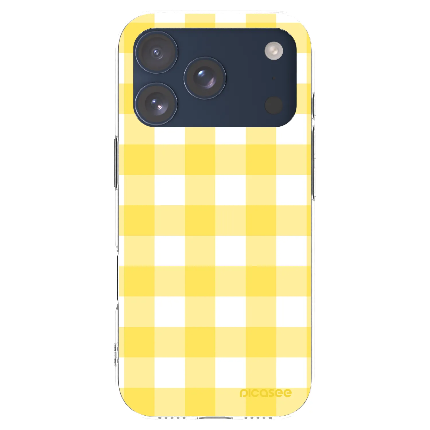 Picasee silikonski prozorni ovitek za Apple iPhone 17 Pro - Gride lemon