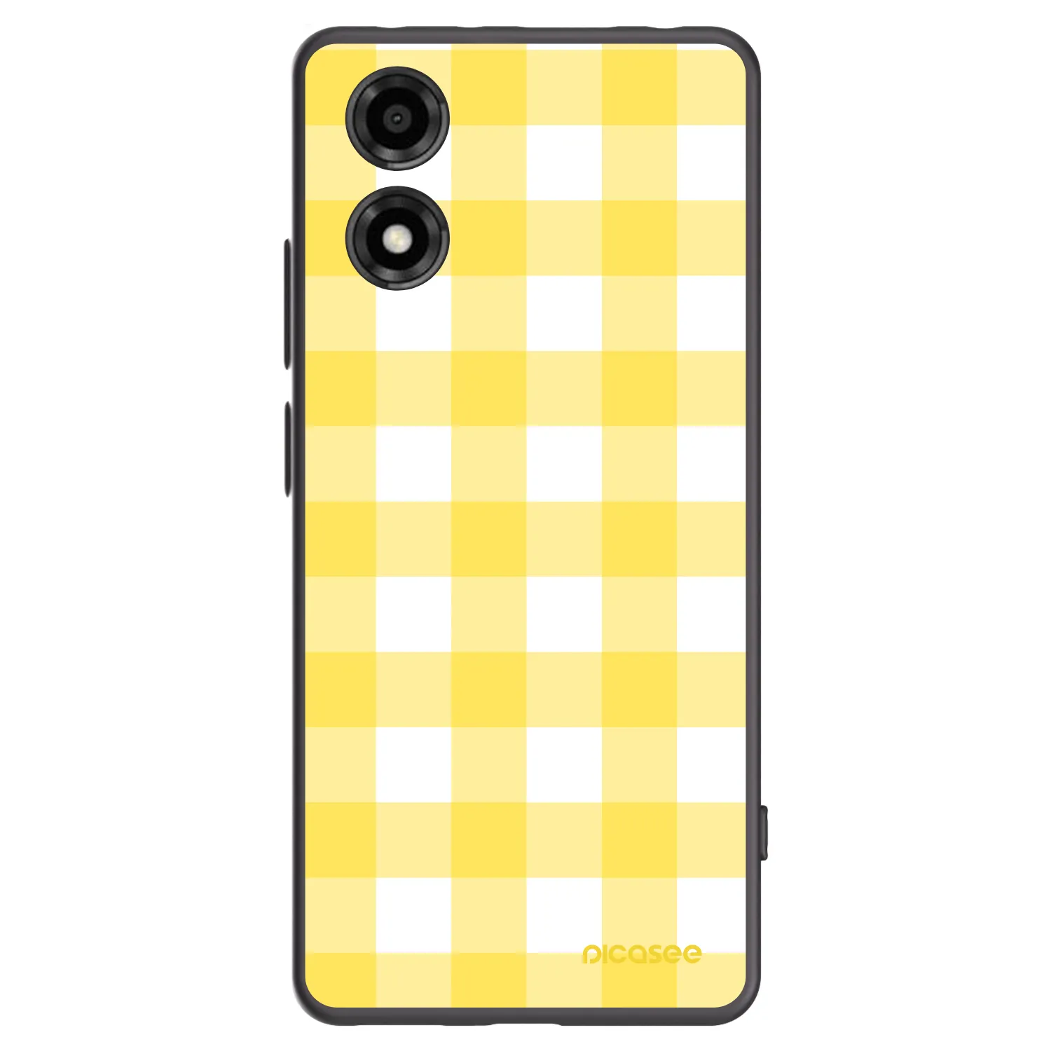 Picasee silikonski črni ovitek za Motorola Moto E14 - Gride lemon