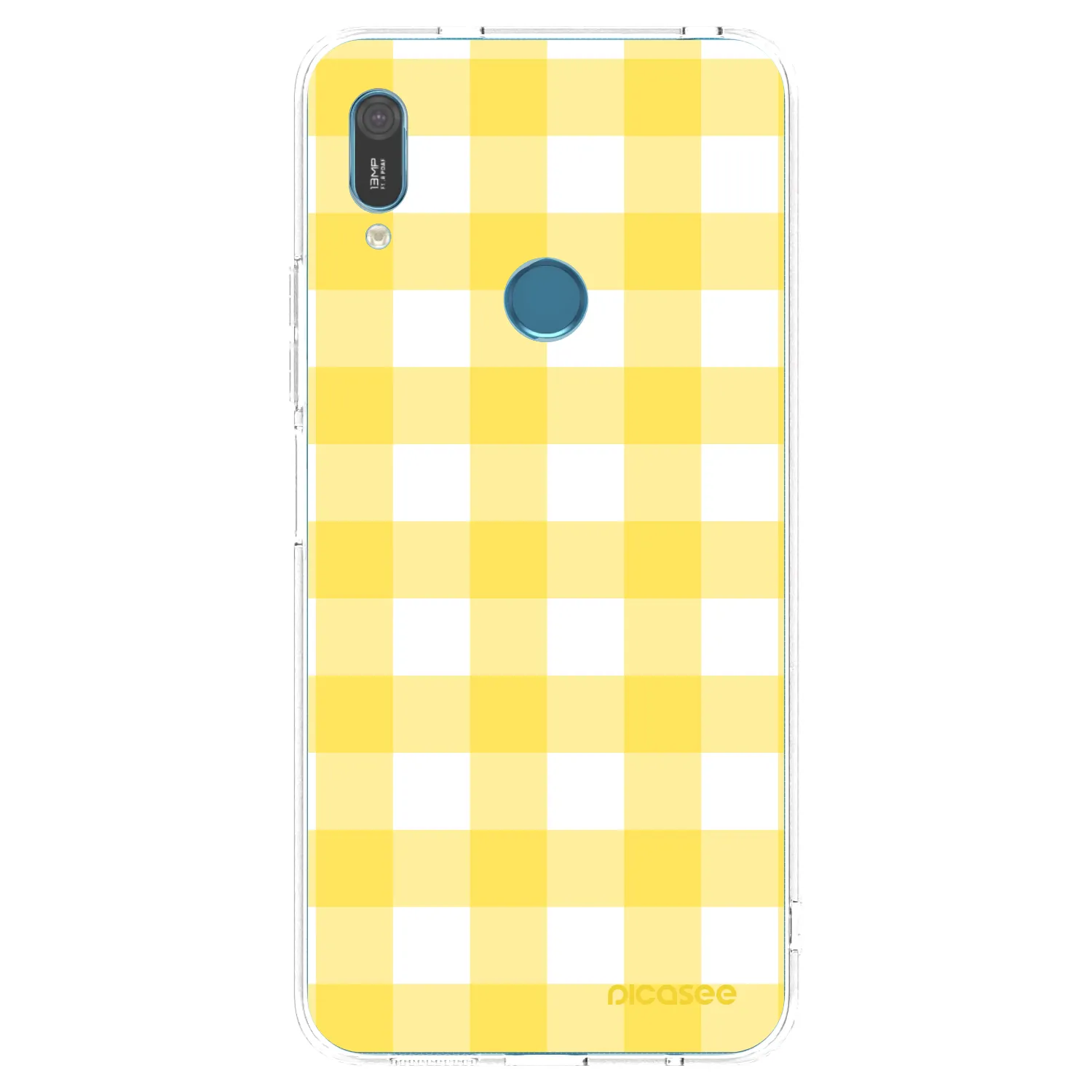 Picasee silikonski prozorni ovitek za Huawei Y6 2019 - Gride lemon