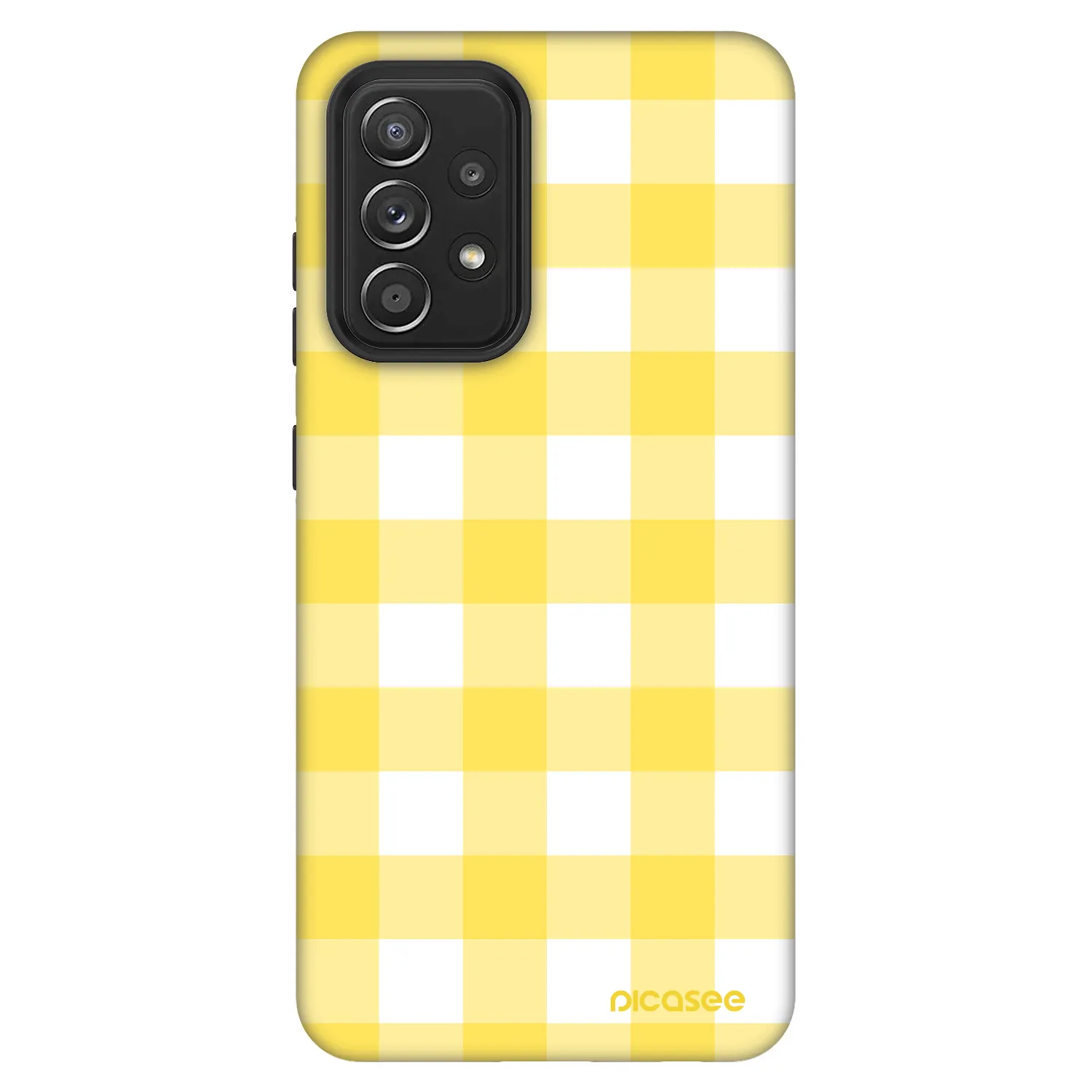 Picasee Fashion Case za Samsung Galaxy A52s 5G A528B - Gride lemon