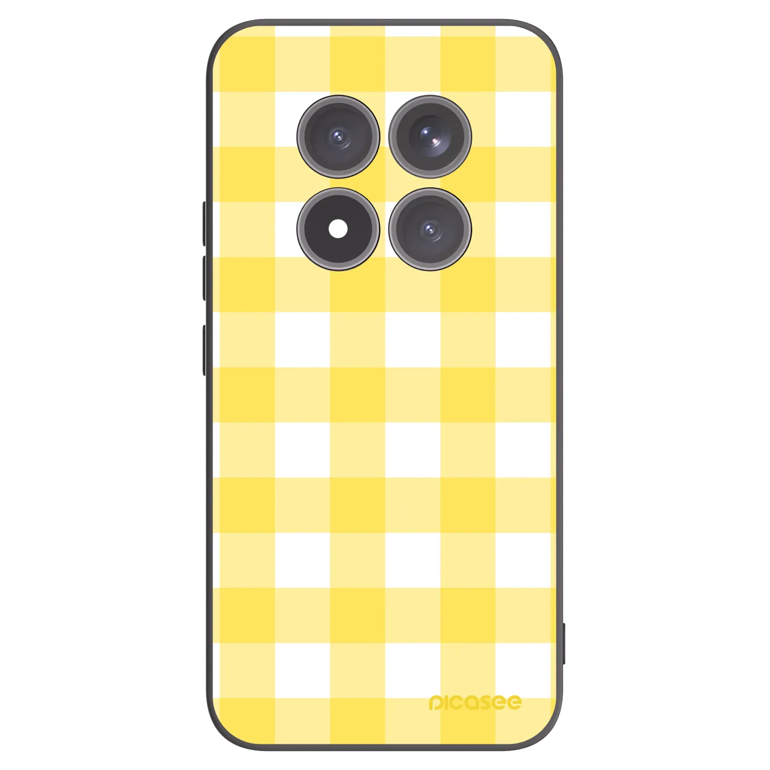 Picasee silikonski črni ovitek za Xiaomi Redmi Note 15 Pro+ - Gride lemon