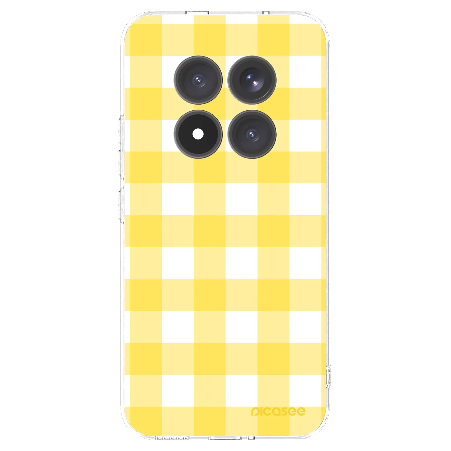 Picasee silikonski prozorni ovitek za Xiaomi Redmi Note 15 Pro+ - Gride lemon