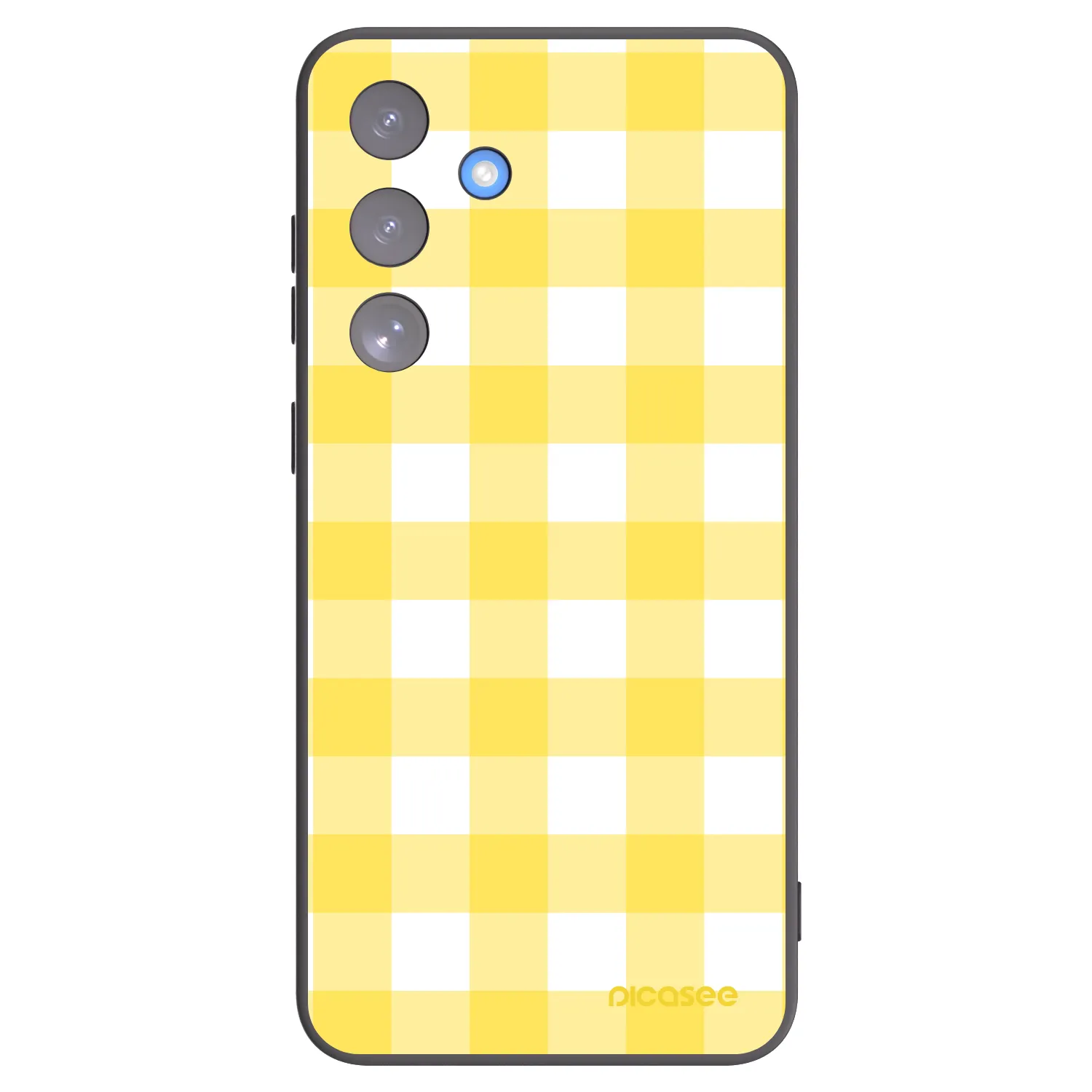 Picasee silikonski črni ovitek za Samsung Galaxy S25 FE 5G - Gride lemon