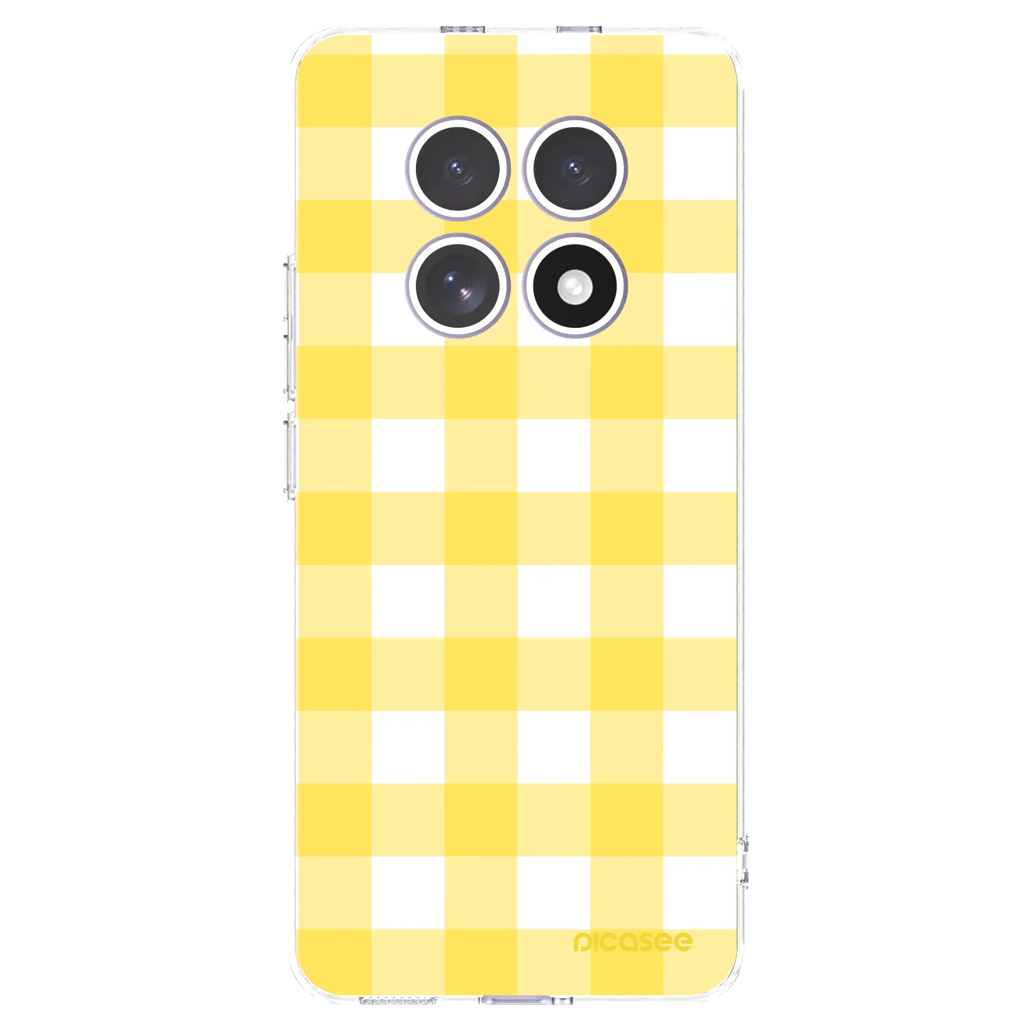 Picasee silikonski prozorni ovitek za Xiaomi Redmi Note 15 4G - Gride lemon