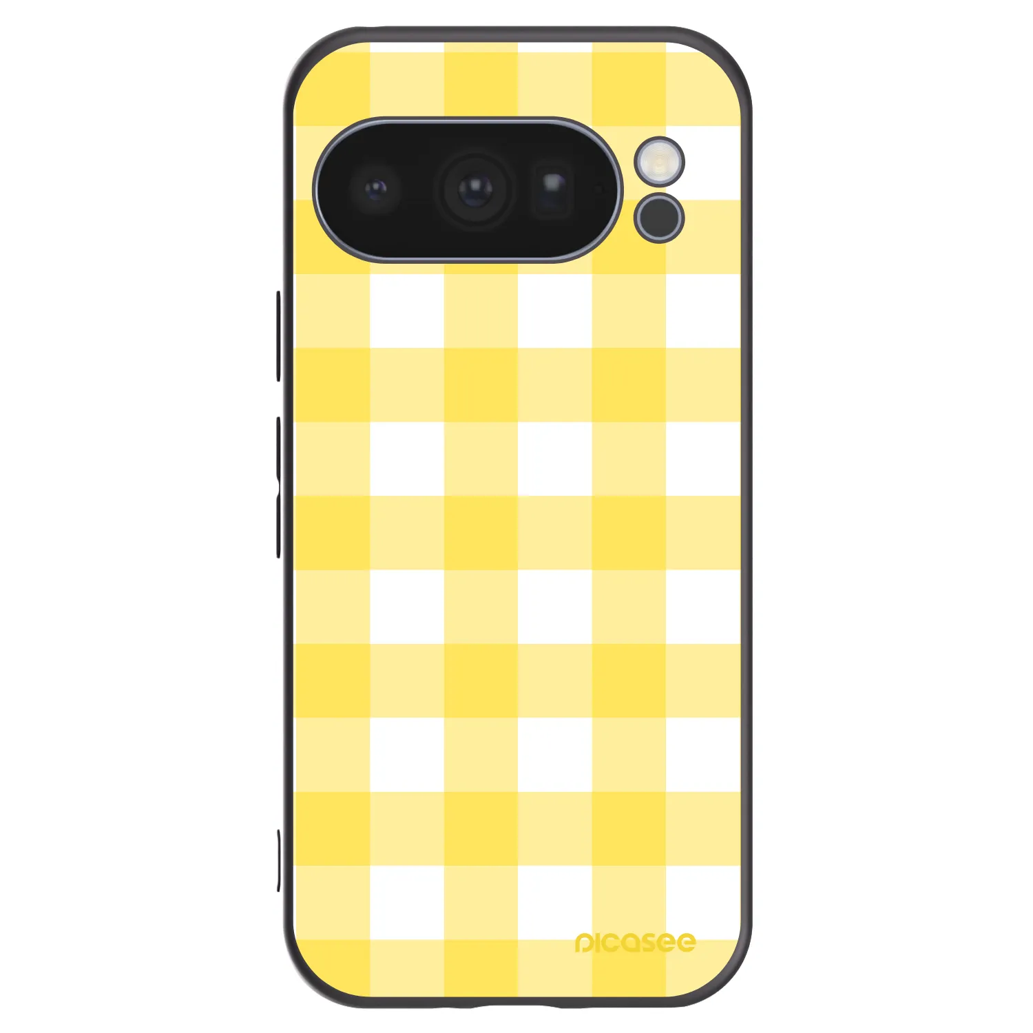 Picasee silikonski črni ovitek za Google Pixel 10 Pro - Gride lemon