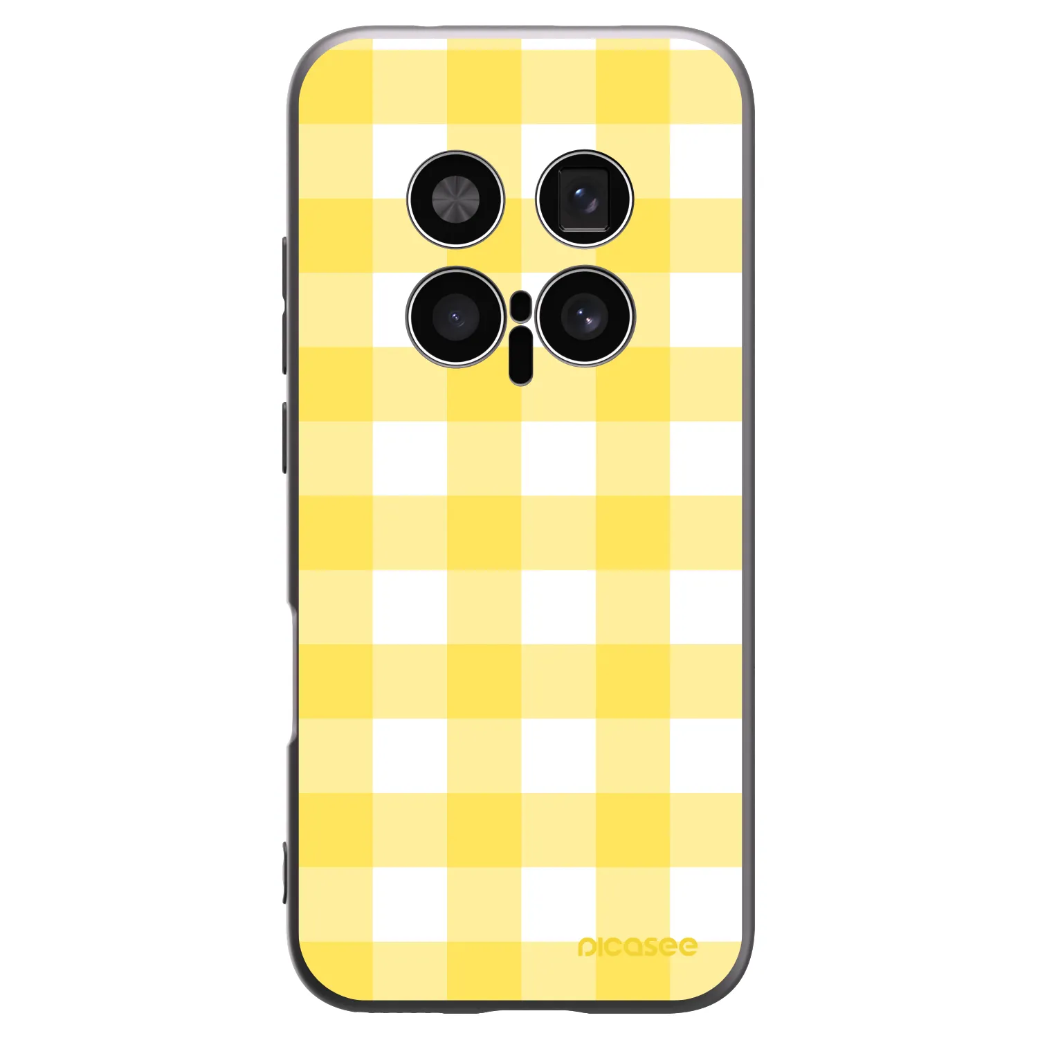 Picasee silikonski črni ovitek za Honor Magic8 Pro 5G - Gride lemon
