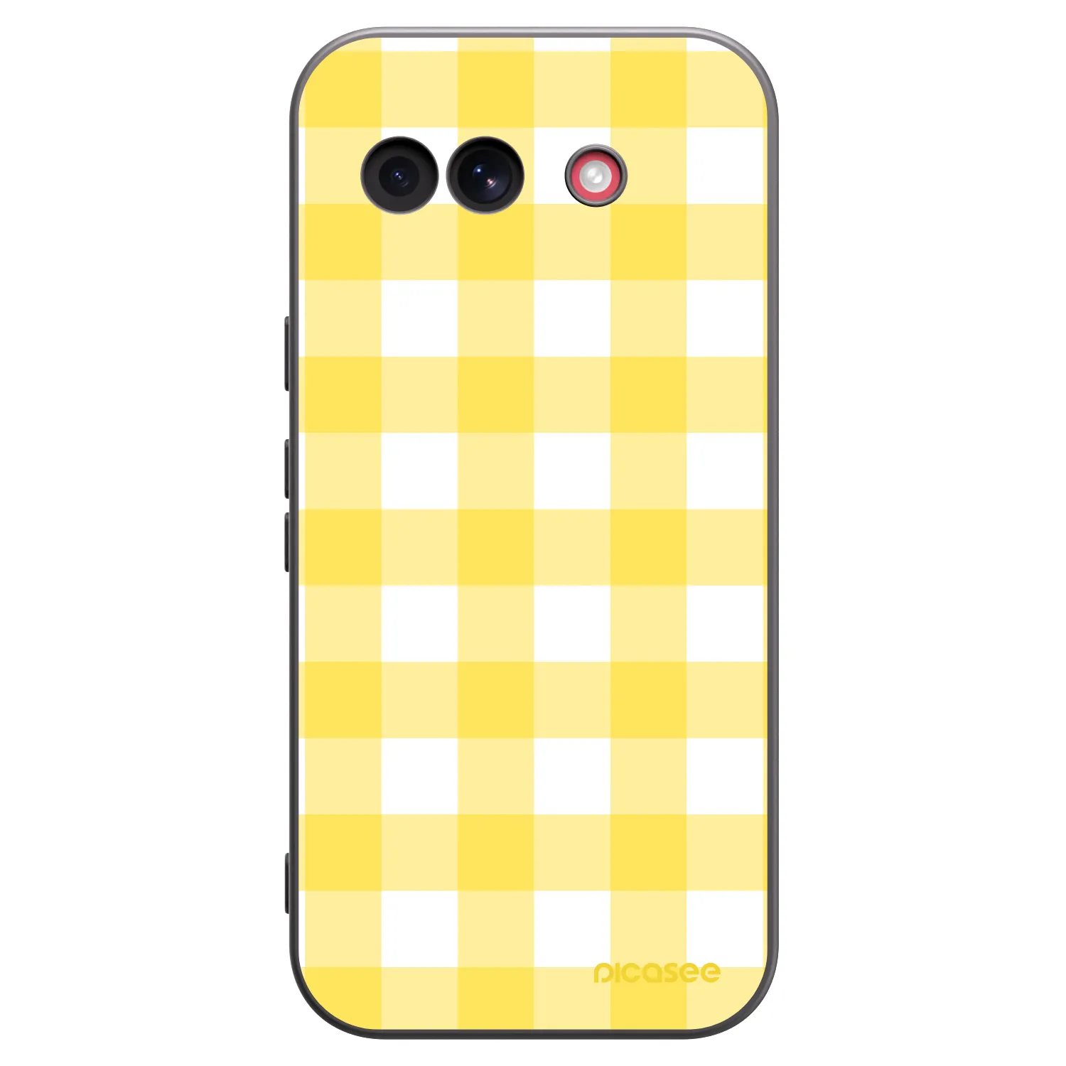 Picasee silikonski črni ovitek za Google Pixel 10a - Gride lemon