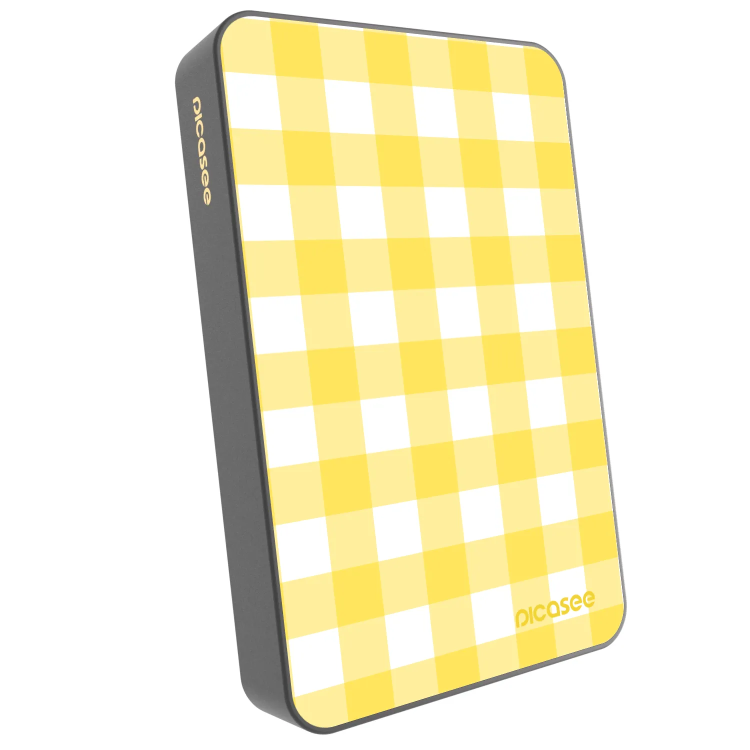 Picasee Prenosna baterija z MagSafe 10 000 mAh Siva - Gride lemon