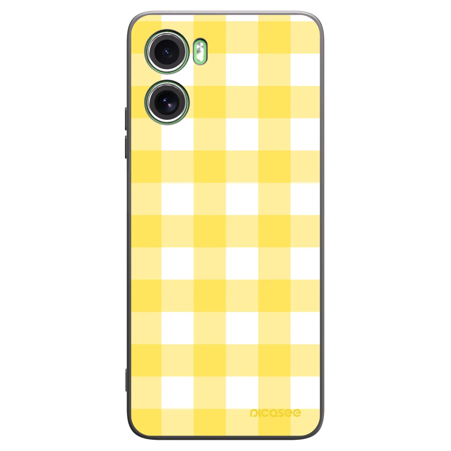 Picasee silikonski črni ovitek za Motorola Moto G06 - Gride lemon