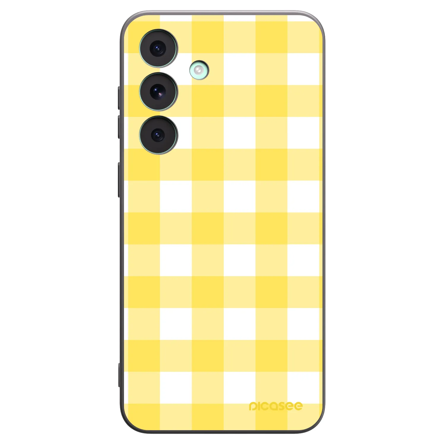 Picasee silikonski črni ovitek za Samsung Galaxy S26 FE - Gride lemon