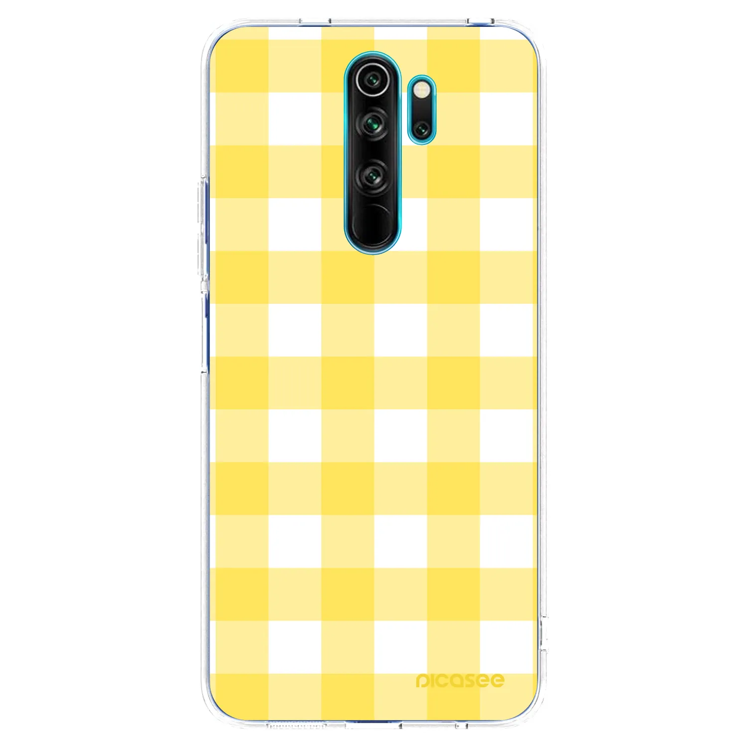 Picasee silikonski prozorni ovitek za Xiaomi Redmi Note 8 Pro - Gride lemon