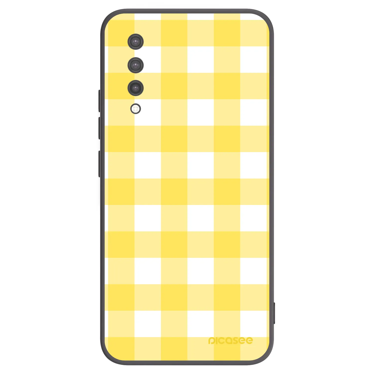 Picasee silikonski črni ovitek za Xiaomi Mi 9 Lite - Gride lemon