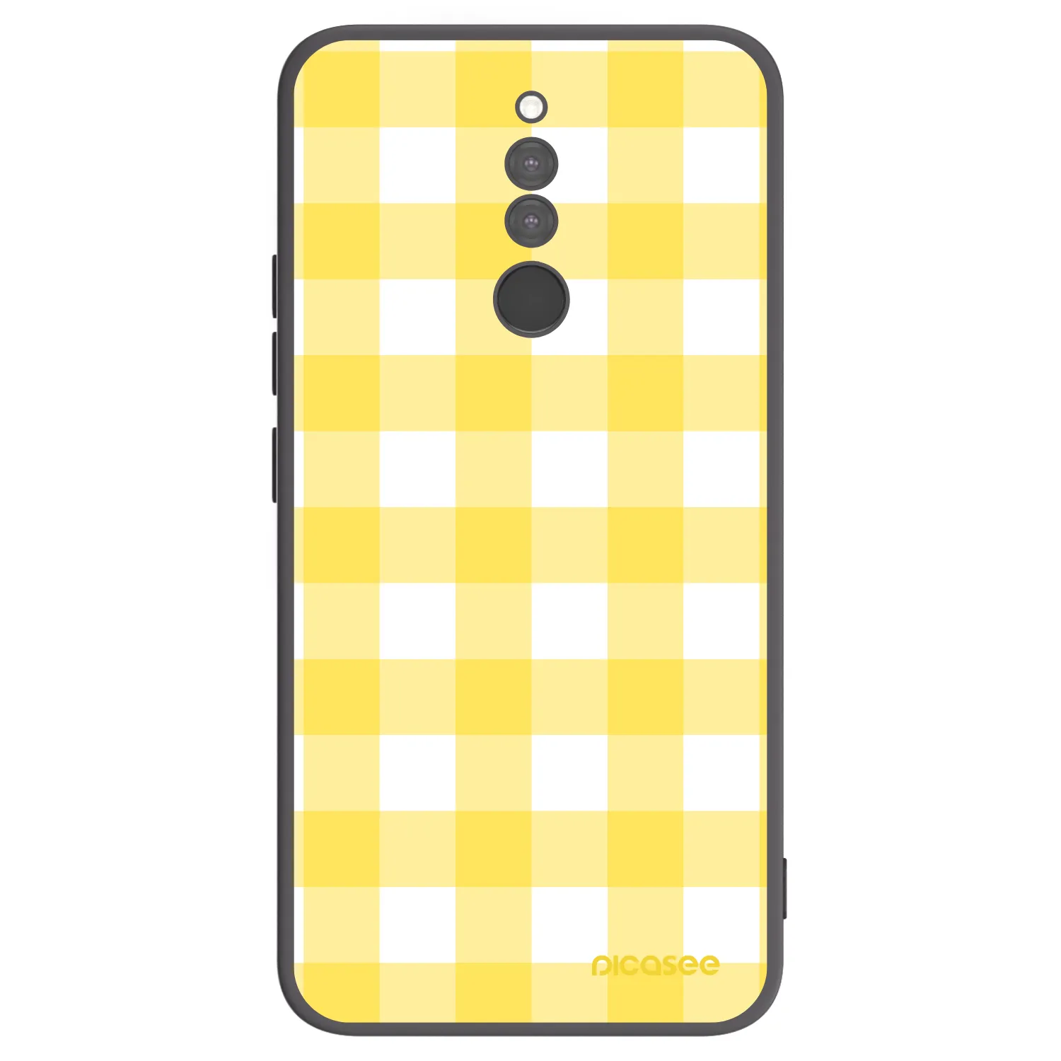 Picasee silikonski črni ovitek za Xiaomi Redmi 8 - Gride lemon