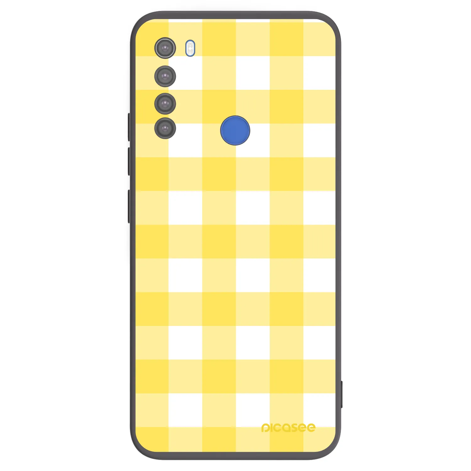 Picasee silikonski črni ovitek za Xiaomi Redmi Note 8T - Gride lemon