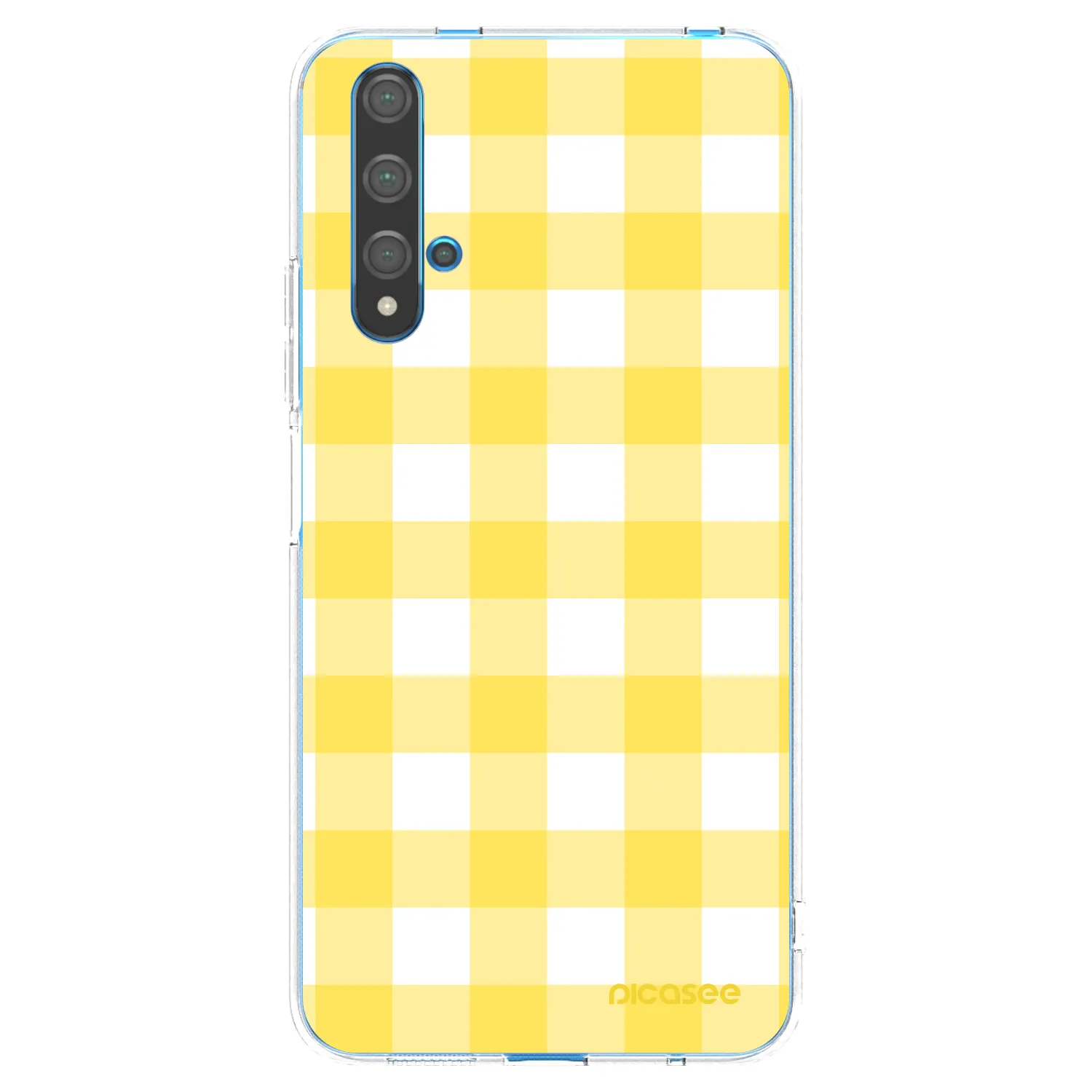 Picasee silikonski prozorni ovitek za Huawei Nova 5T - Gride lemon