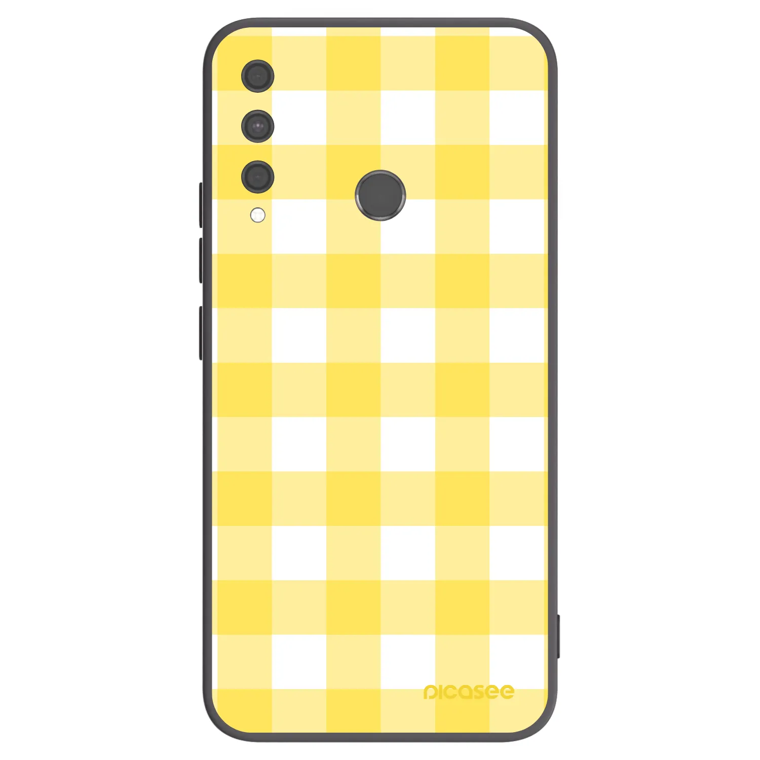 Picasee silikonski črni ovitek za Huawei P40 Lite E - Gride lemon