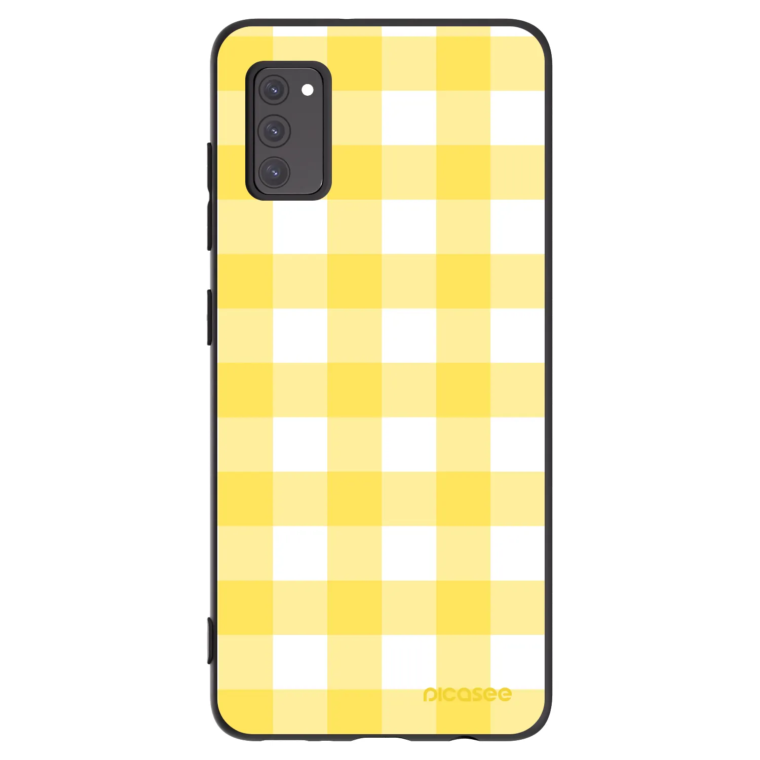 Picasee silikonski črni ovitek za Samsung Galaxy A41 A415F - Gride lemon
