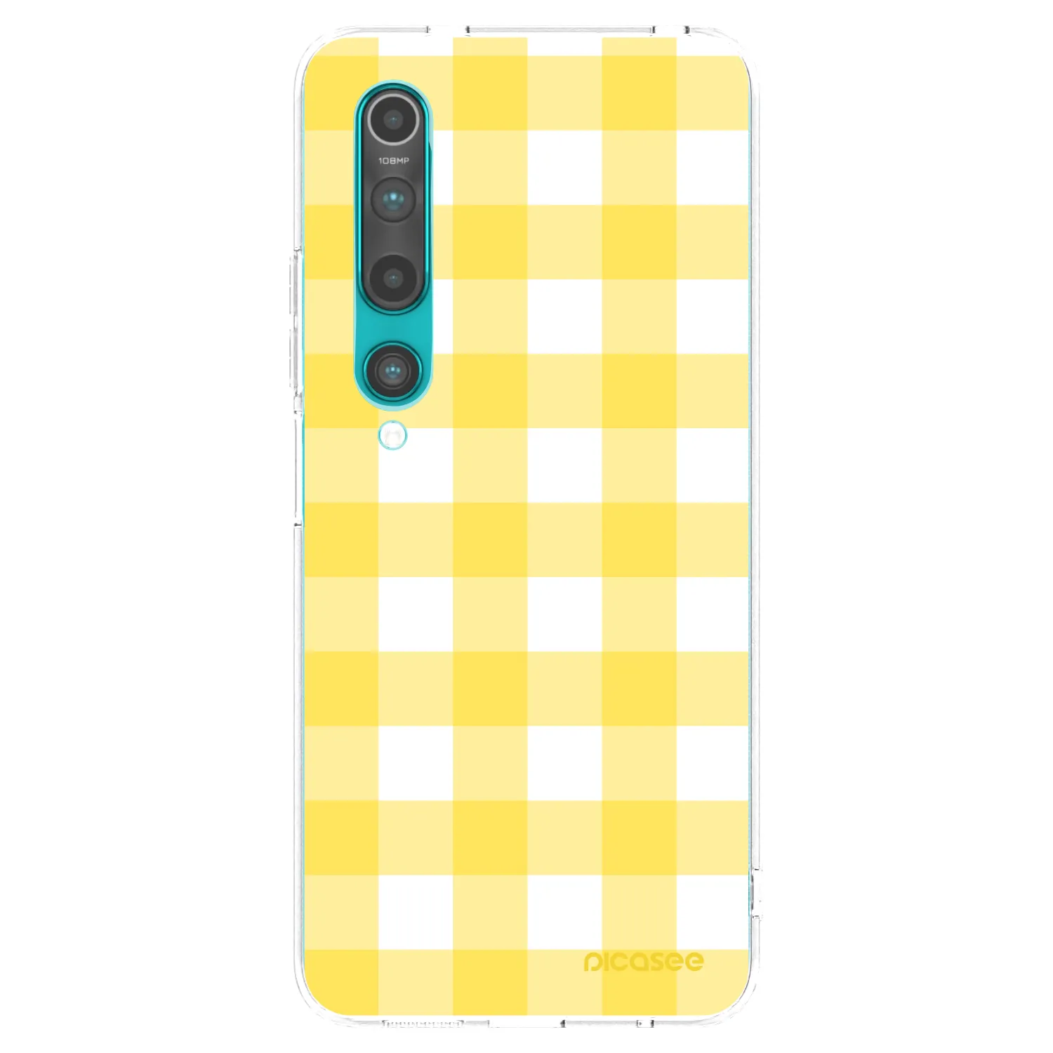 Picasee silikonski prozorni ovitek za Xiaomi Mi 10 - Gride lemon