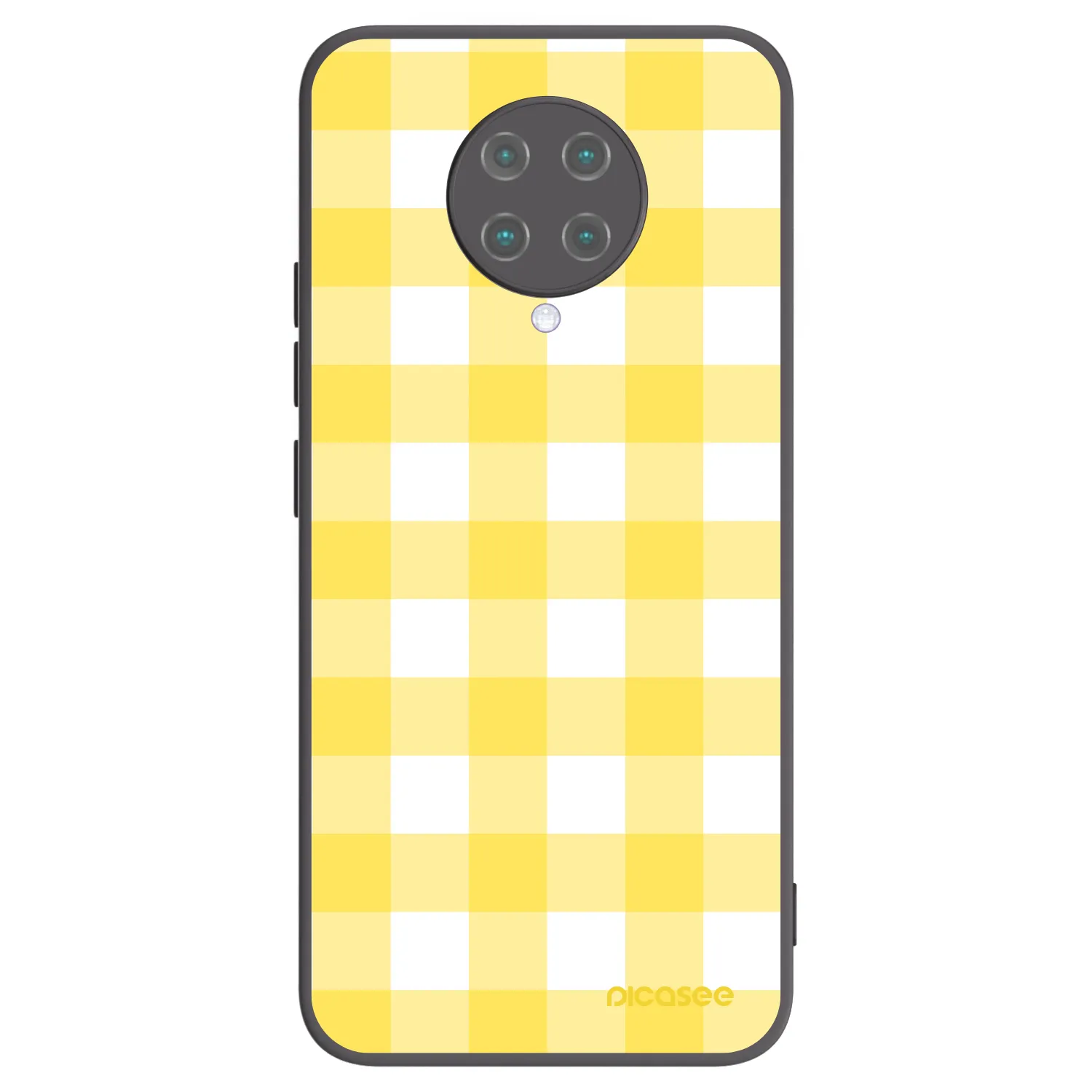 Picasee silikonski črni ovitek za Xiaomi Poco F2 Pro - Gride lemon