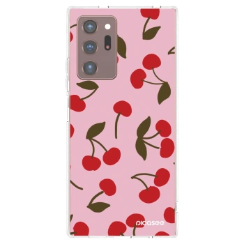 Picasee silikonski prozorni ovitek za Samsung Galaxy Note 20 Ultra - Cherry