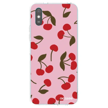 Picasee silikonski prozorni ovitek za Xiaomi Redmi 9A - Cherry