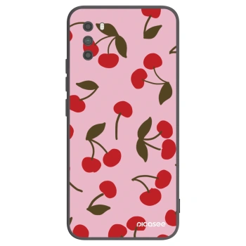 Picasee silikonski črni ovitek za Xiaomi Poco M3 - Cherry
