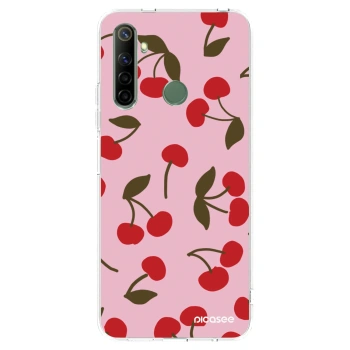 Picasee silikonski prozorni ovitek za Realme 6i - Cherry