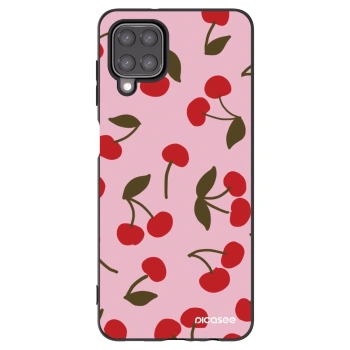 Picasee silikonski črni ovitek za Samsung Galaxy A12 A125F - Cherry