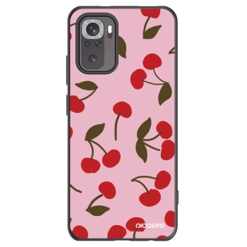 Picasee silikonski črni ovitek za Xiaomi Redmi Note 10S - Cherry