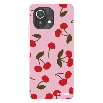 Picasee silikonski prozorni ovitek za Xiaomi Mi 11 - Cherry