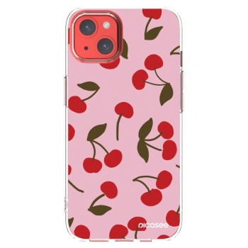 Picasee silikonski prozorni ovitek za Apple iPhone 13 - Cherry