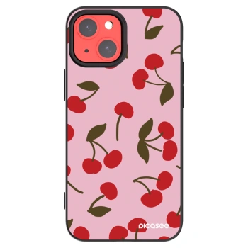Picasee silikonski črni ovitek za Apple iPhone 13 mini - Cherry