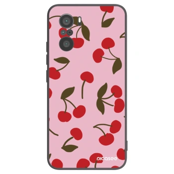 Picasee silikonski črni ovitek za Xiaomi Poco F3 - Cherry