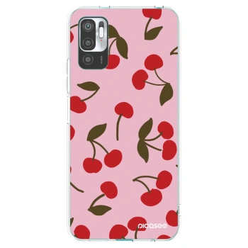 Picasee silikonski prozorni ovitek za Xiaomi Redmi Note 10 5G - Cherry