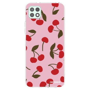 Picasee silikonski prozorni ovitek za Samsung Galaxy A22 A226B 5G - Cherry