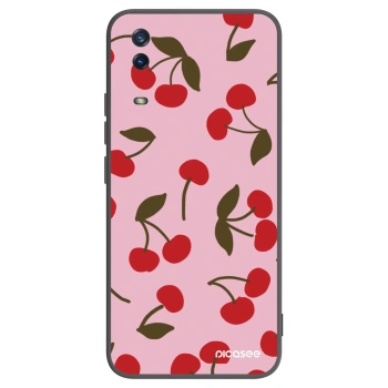 Picasee silikonski črni ovitek za Vivo Y11s - Cherry