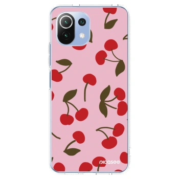 Picasee silikonski prozorni ovitek za Xiaomi 11 Lite 5G NE - Cherry