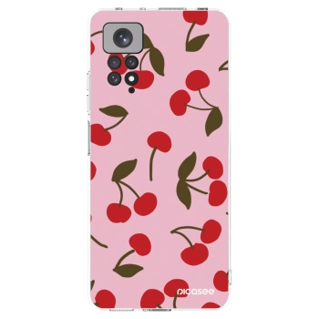 Picasee silikonski prozorni ovitek za Xiaomi Redmi Note 11 - Cherry