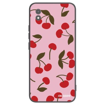 Picasee silikonski črni ovitek za Realme C11 (2021) - Cherry