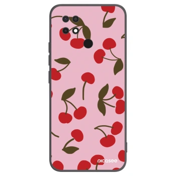 Picasee silikonski črni ovitek za Xiaomi Redmi 10C - Cherry