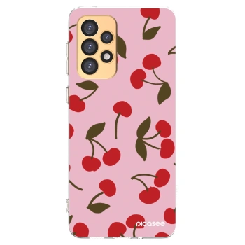 Picasee silikonski prozorni ovitek za Samsung Galaxy A33 5G A336 - Cherry