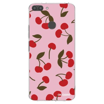 Picasee silikonski prozorni ovitek za Huawei P Smart - Cherry