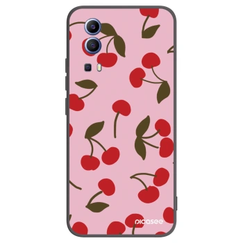 Picasee silikonski črni ovitek za Vivo Y52 5G - Cherry