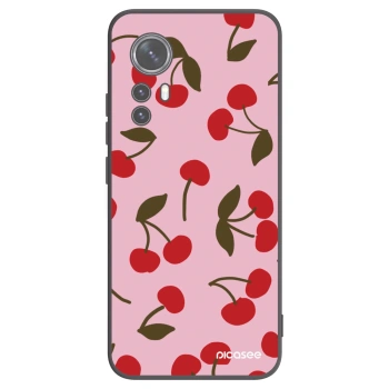 Picasee silikonski črni ovitek za Xiaomi 12X - Cherry
