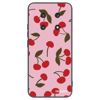 Picasee silikonski črni ovitek za Honor Magic4 Lite 5G - Cherry